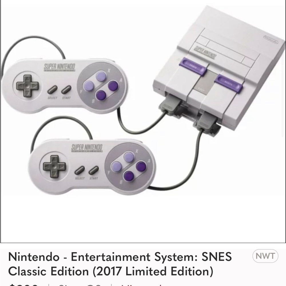USED Nintendo - Entertainment System: SNES Classic Edition 2017 Limited Edition